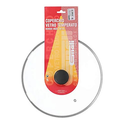 Gnali coperchio in vetro temperato trasparente 28cm - Stilmobili