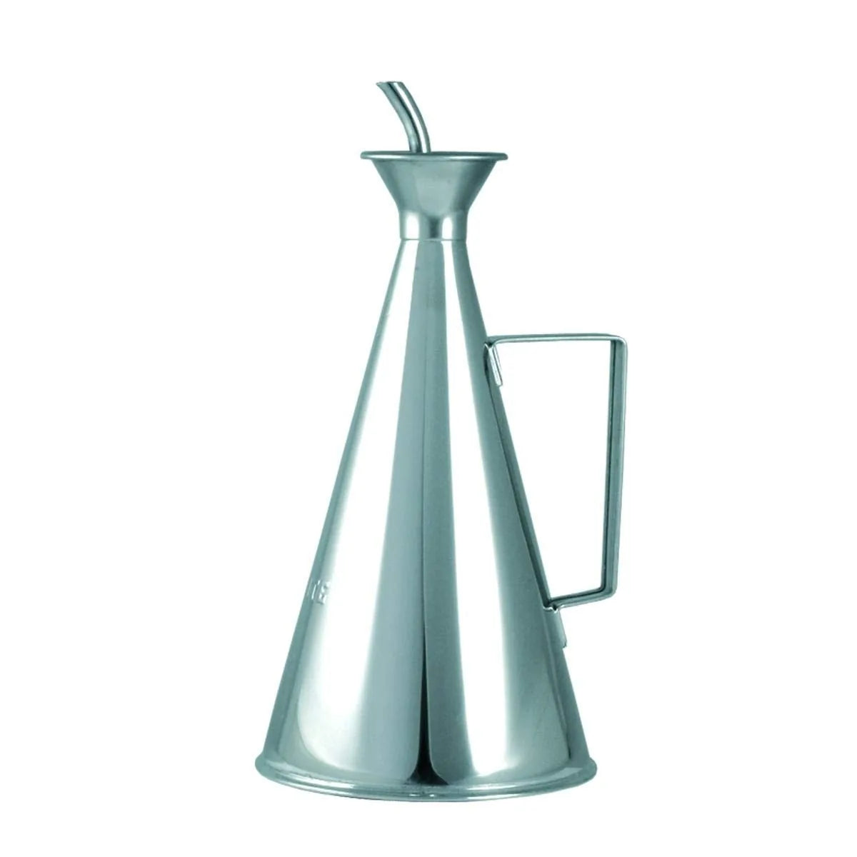 Guimarares & Rosa Anti Drop Oil Can in acciaio inossidabile argento, 30x30x30 cm