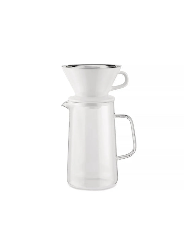 Alessi — Slow Coffee KT01S1 | Caraffa in vetro per pour-over — Alessi