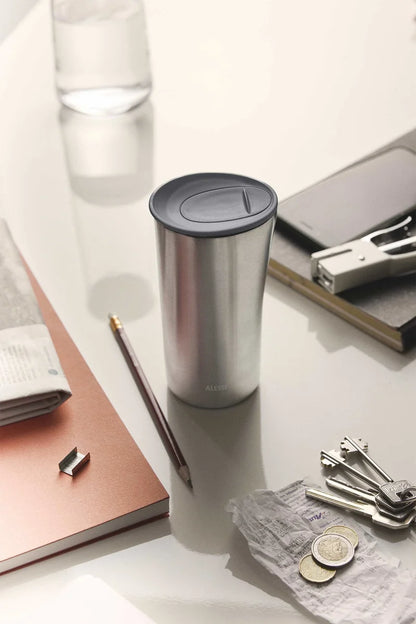 Alessi — Buri BK01 | Bicchiere termico acciaio — dettaglio