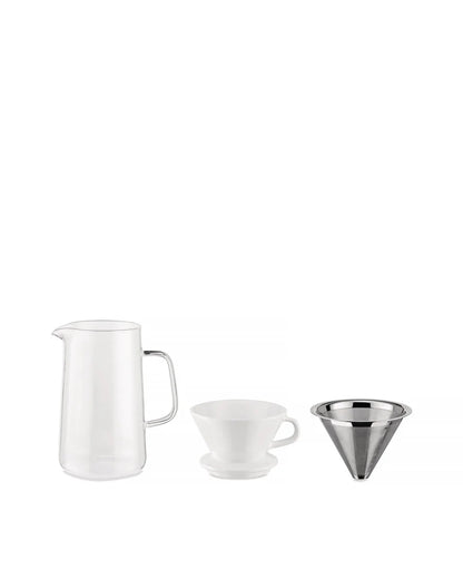 Alessi — Slow Coffee KT01S1 | Set caraffa pour over — ambientazione