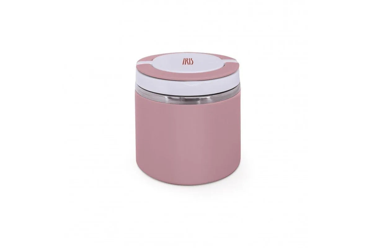 Iris Thermos Rosa 0.6L - acciaio, design Barcelona per bevande calde e fredde