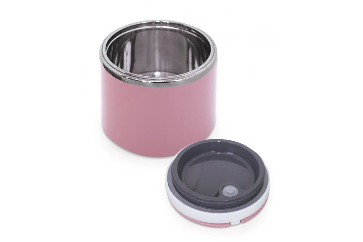 Iris Thermos Rosa 0.6L - acciaio, design Barcelona per bevande calde e fredde