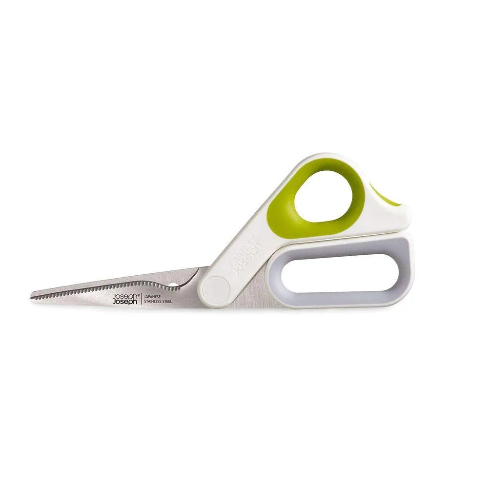 Joseph Joseph forbici da cucina multifunzione acciaio inossidabile bianco verde