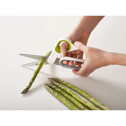 Joseph Joseph forbici da cucina multifunzione acciaio inossidabile bianco verde