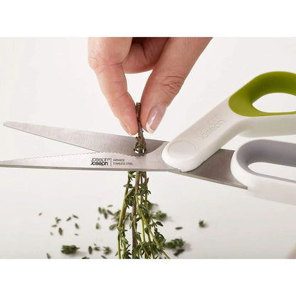 Joseph Joseph forbici da cucina multifunzione acciaio inossidabile bianco verde