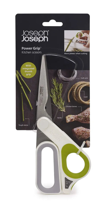 Joseph Joseph forbici da cucina multifunzione acciaio inossidabile bianco verde