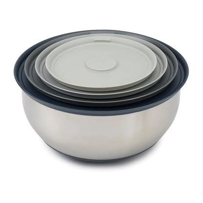 Joseph Joseph - Ciotola Nest Prep&Store in acciaio inox 18/8 con coperchi a scatto