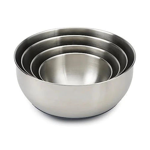 Joseph Joseph - Ciotola Nest Prep&Store in acciaio inox 18/8 con coperchi a scatto