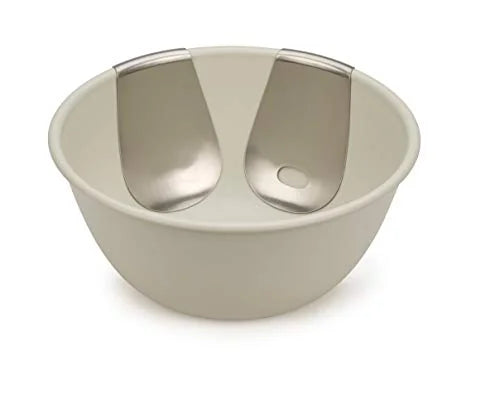 Joseph Joseph Insalatiera con posate integrate in acciaio inox 18/8