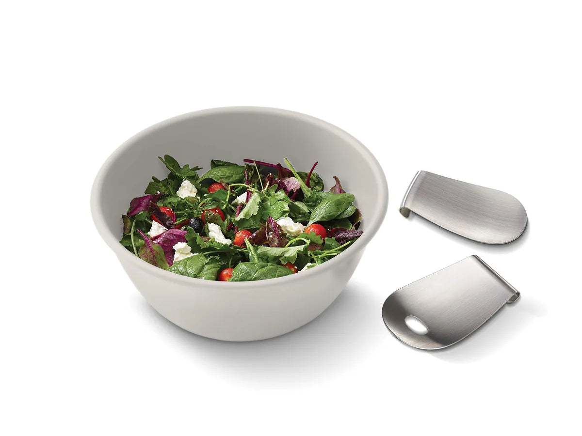 Joseph Joseph Insalatiera con posate integrate in acciaio inox 18/8
