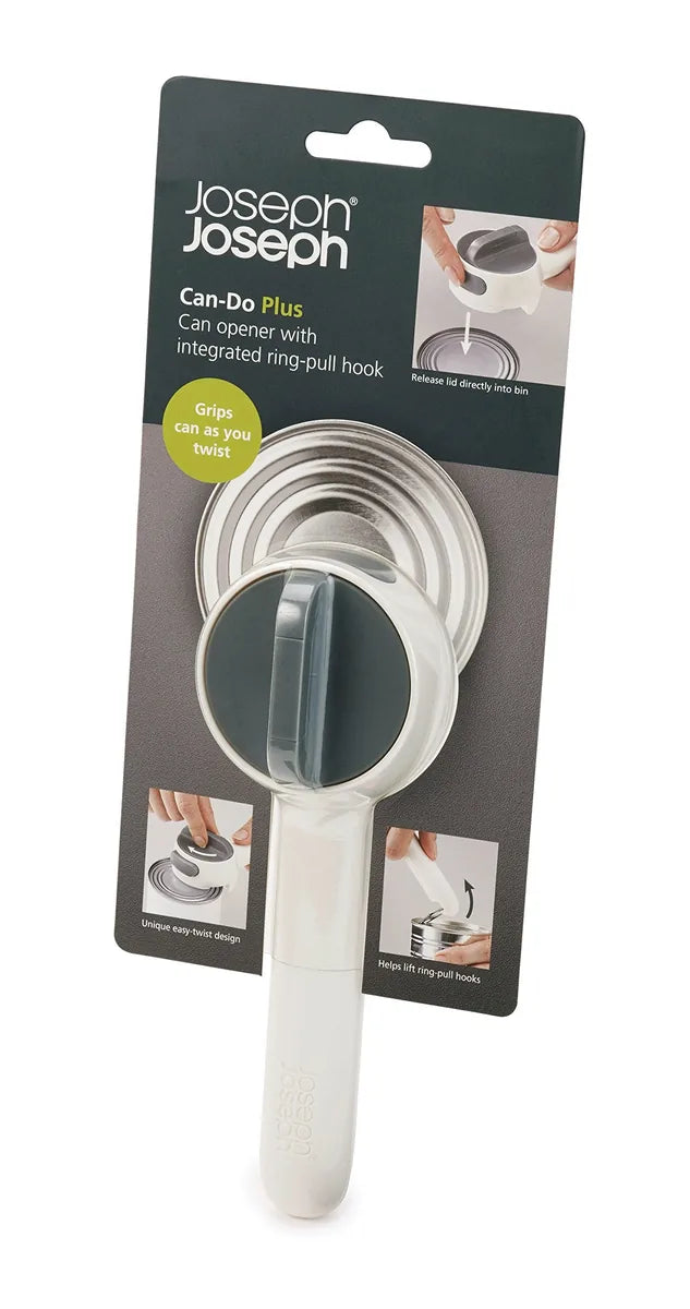 Joseph Joseph Can-Do Plus Apribarattoli con impugnatura lunga e meccanismo automatico