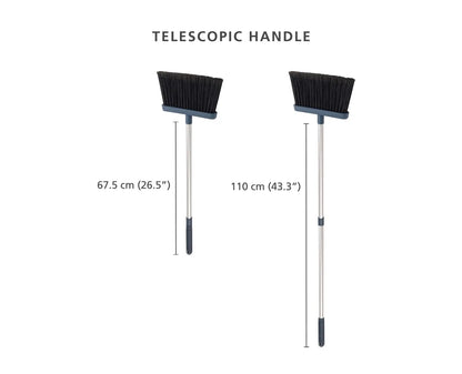 Joseph Joseph paletta scopino supporto a parete Dust-shield con setole morbide e bordo a gradini
