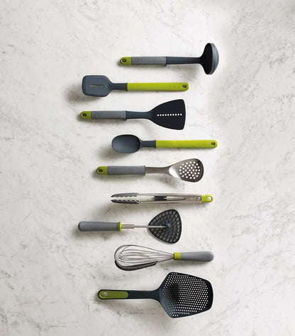 Joseph Joseph Schiacciapatate grigio e verde in nylon e acciaio inossidabile