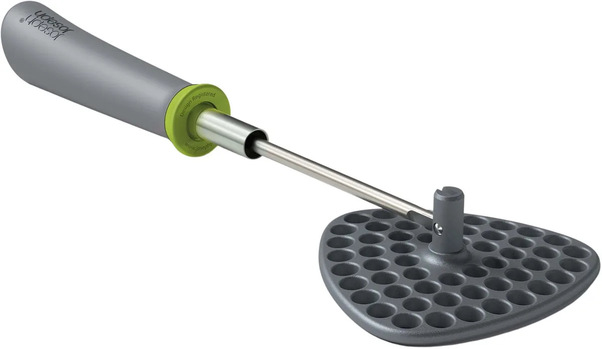 Joseph Joseph Schiacciapatate grigio e verde in nylon e acciaio inossidabile