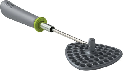 Joseph Joseph Schiacciapatate grigio e verde in nylon e acciaio inossidabile