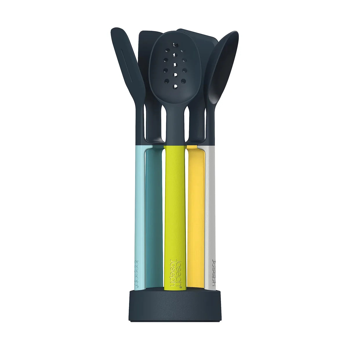 Joseph Joseph Set Utensili da Cucina silicone resistente al calore con poggia integrato