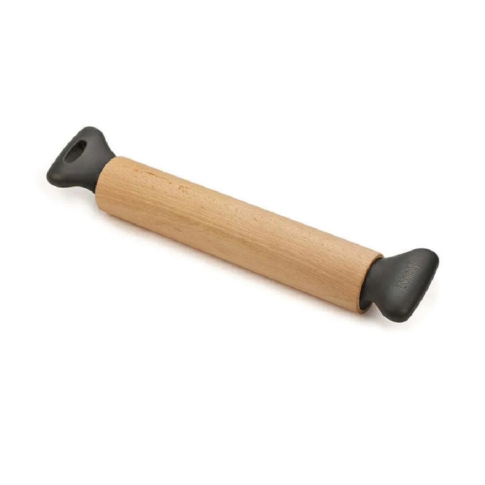 Joseph Joseph mattarello in legno di faggio marrone e grigio con manici sagomati ergonomici