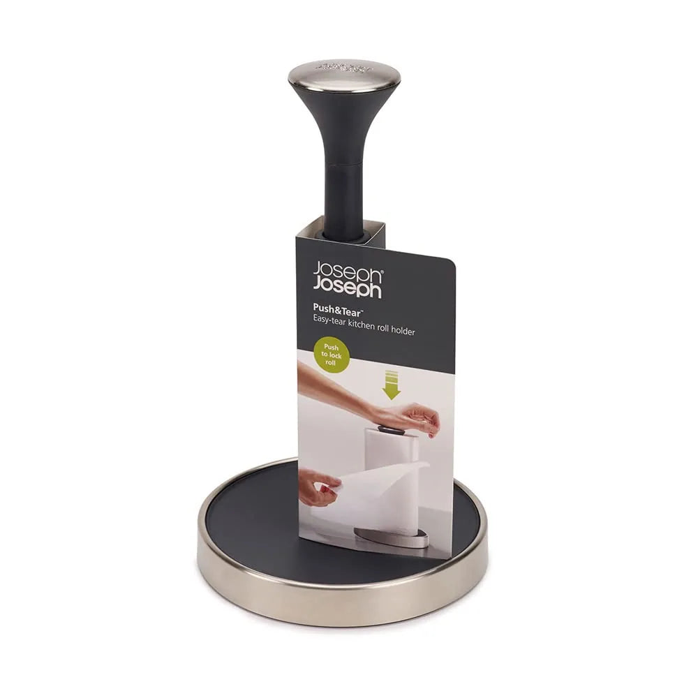 Joseph Joseph Portarotolo da Cucina con sistema di blocco e base anti-scivolo