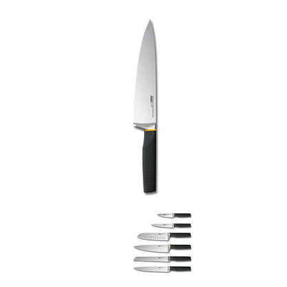 Joseph Joseph Set 6 Coltelli con Ceppo in acciaio inossidabile - Stilmobili