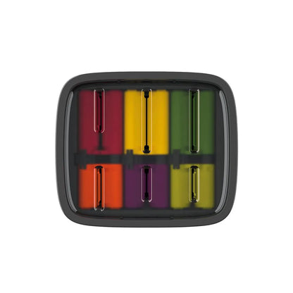 Joseph Joseph Set 6 Coltelli con Ceppo in acciaio inossidabile - Stilmobili