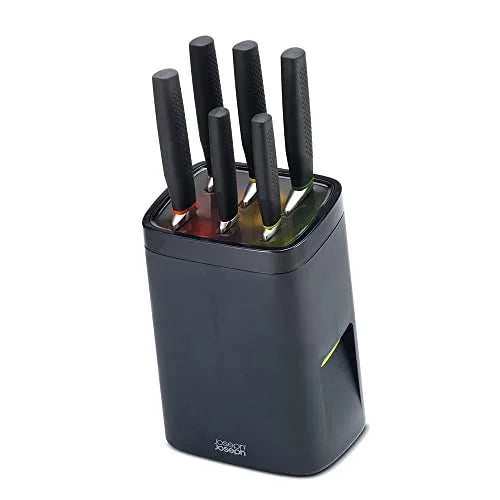 Joseph Joseph Set 6 Coltelli con Ceppo in acciaio inossidabile - Stilmobili