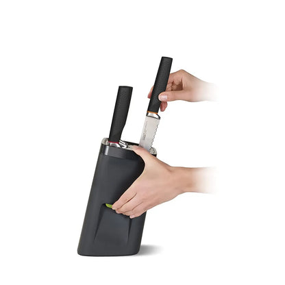 Joseph Joseph Set 6 Coltelli con Ceppo in acciaio inossidabile - Stilmobili