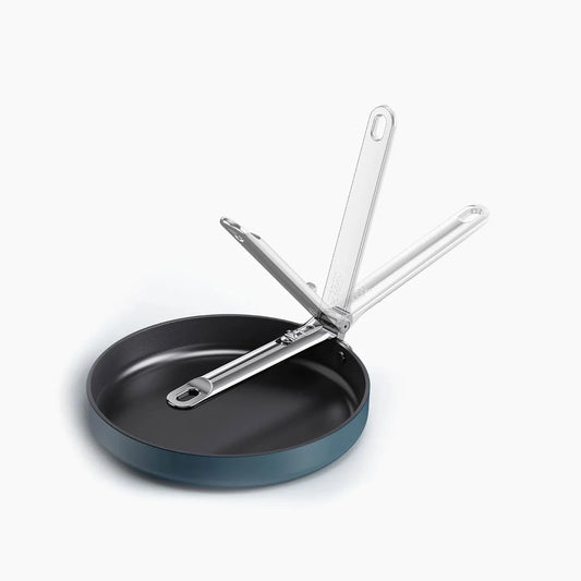 Joseph Joseph Padella Antiaderente Midnight Blue ceramica manico pieghevole acciaio inossidabile