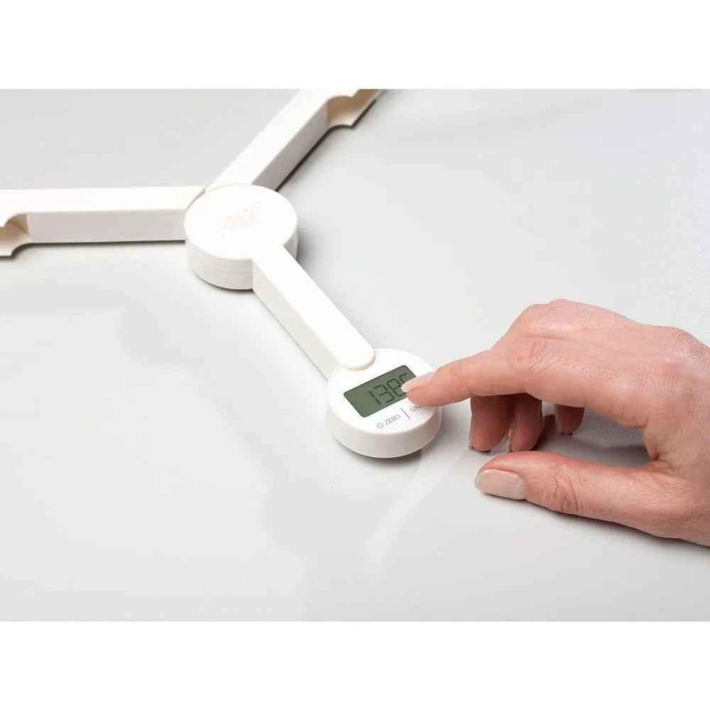 Joseph Joseph bilancia digitale pieghevole compatta con display LCD