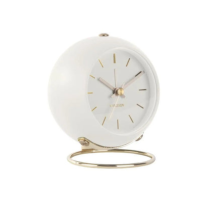 Karlsson sveglia Clock Globe bianca design scandinavo