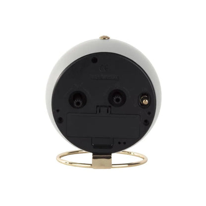 Karlsson sveglia Clock Globe bianca design scandinavo