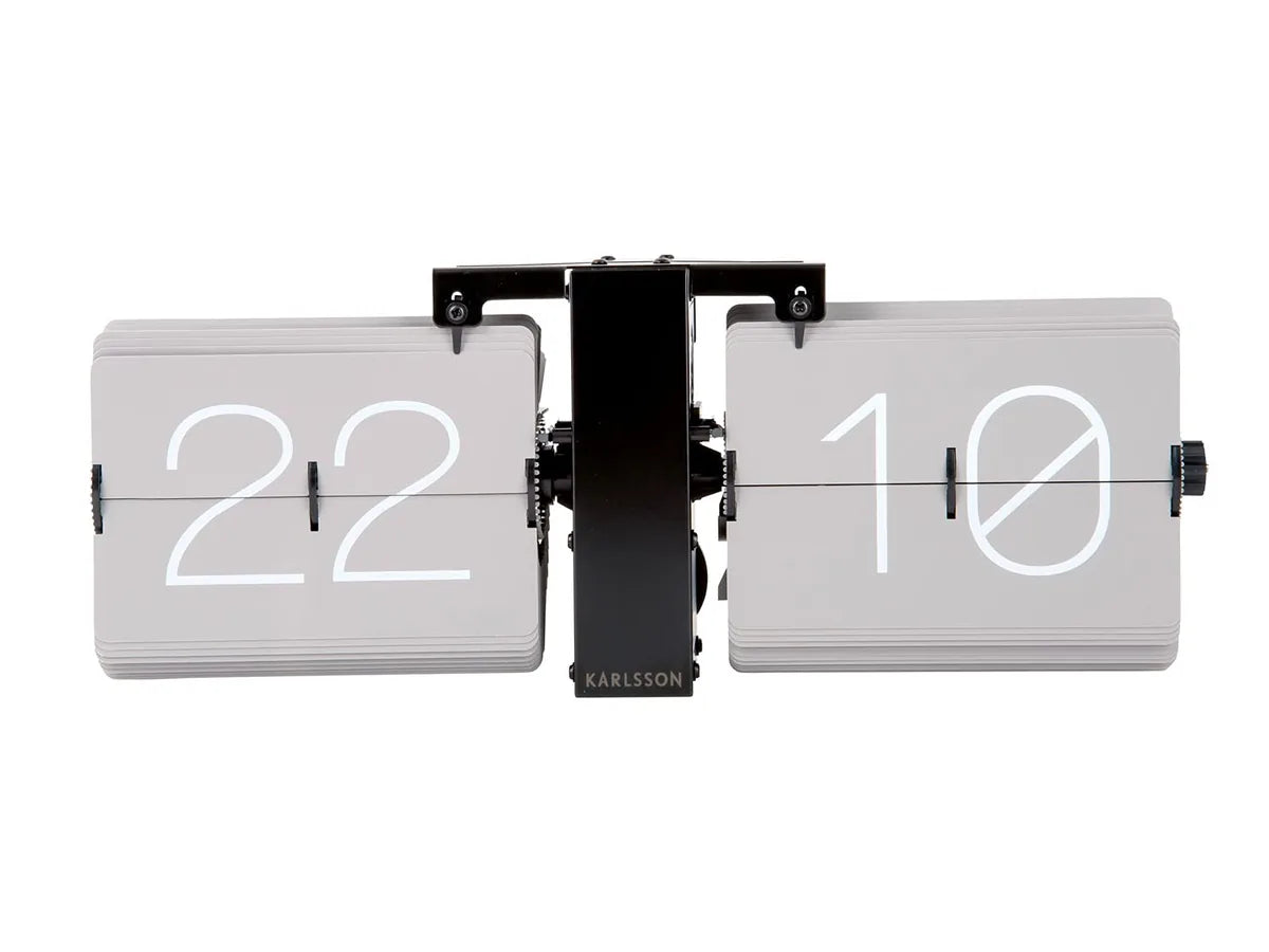 Karlsson Flip No Case orologio grigio design minimalista
