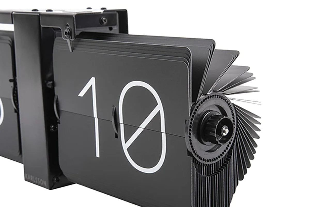 Karlsson Flip No Case orologio moderno plastica bianca design