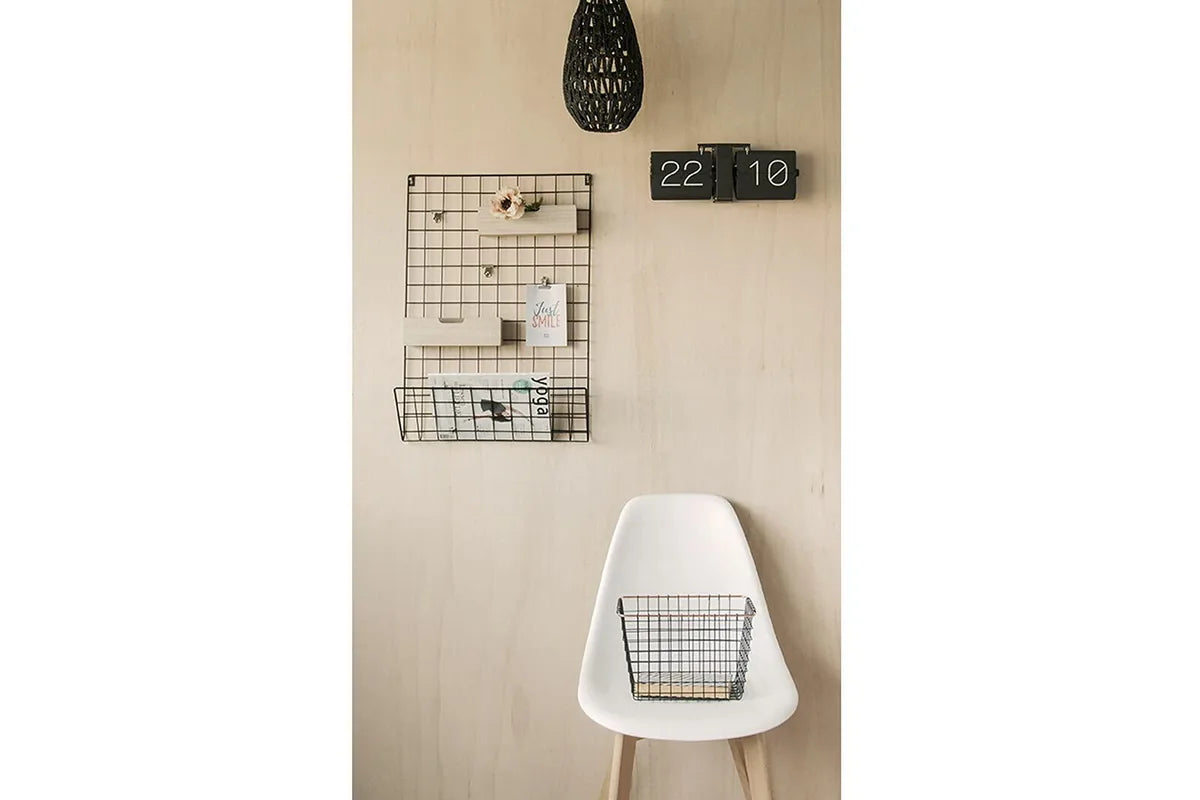 Karlsson Flip No Case orologio moderno plastica bianca design