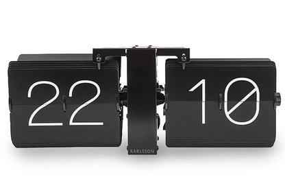 Karlsson Flip No Case orologio moderno plastica bianca design