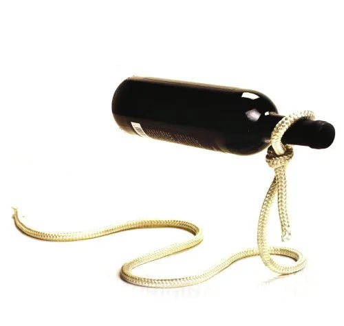 Monkey Business Portabottiglie PE371 bianco con laccio corda - design Peleg