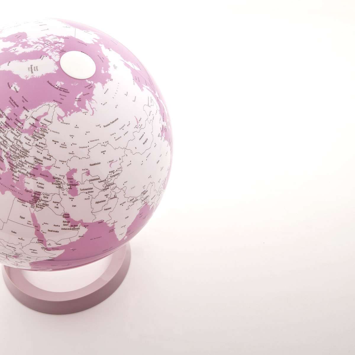 Atmosphere Light & Colour Pastel Coral — sfera corallo illuminata LED