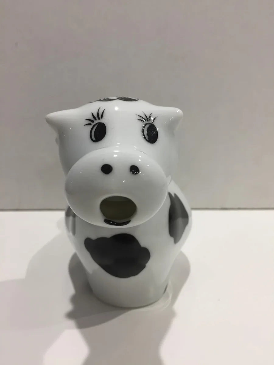Stilmobili Lattiera Mucca Bianca e Nera in ceramica - design italiano per la tavola