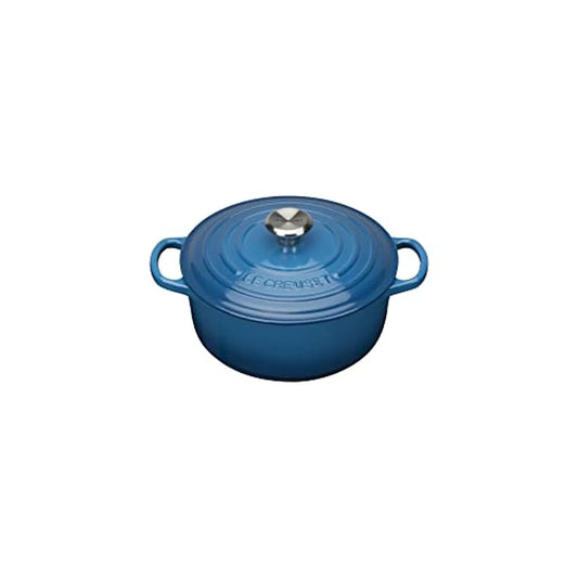 Le Creuset casseruola rotonda ghisa ciliegia con maniglie per cottura e brasatura