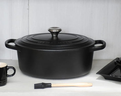 Le Creuset Cocotte Ovale Evolution in ghisa rossa con coperchio - Casseruola per arrosti