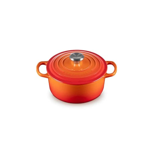 Le Creuset Cocotte rotonda Evolution in ghisa colore rosso - Stilmobili