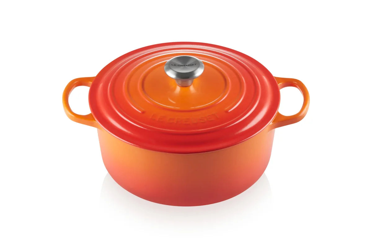 Le Creuset Cocotte rotonda Evolution in ghisa colore rosso - Stilmobili