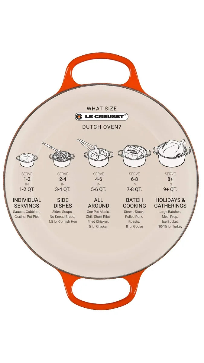 Le Creuset Cocotte rotonda Evolution in ghisa colore rosso - Stilmobili