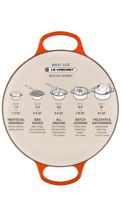 Le Creuset Cocotte rotonda Evolution in ghisa colore rosso - Stilmobili