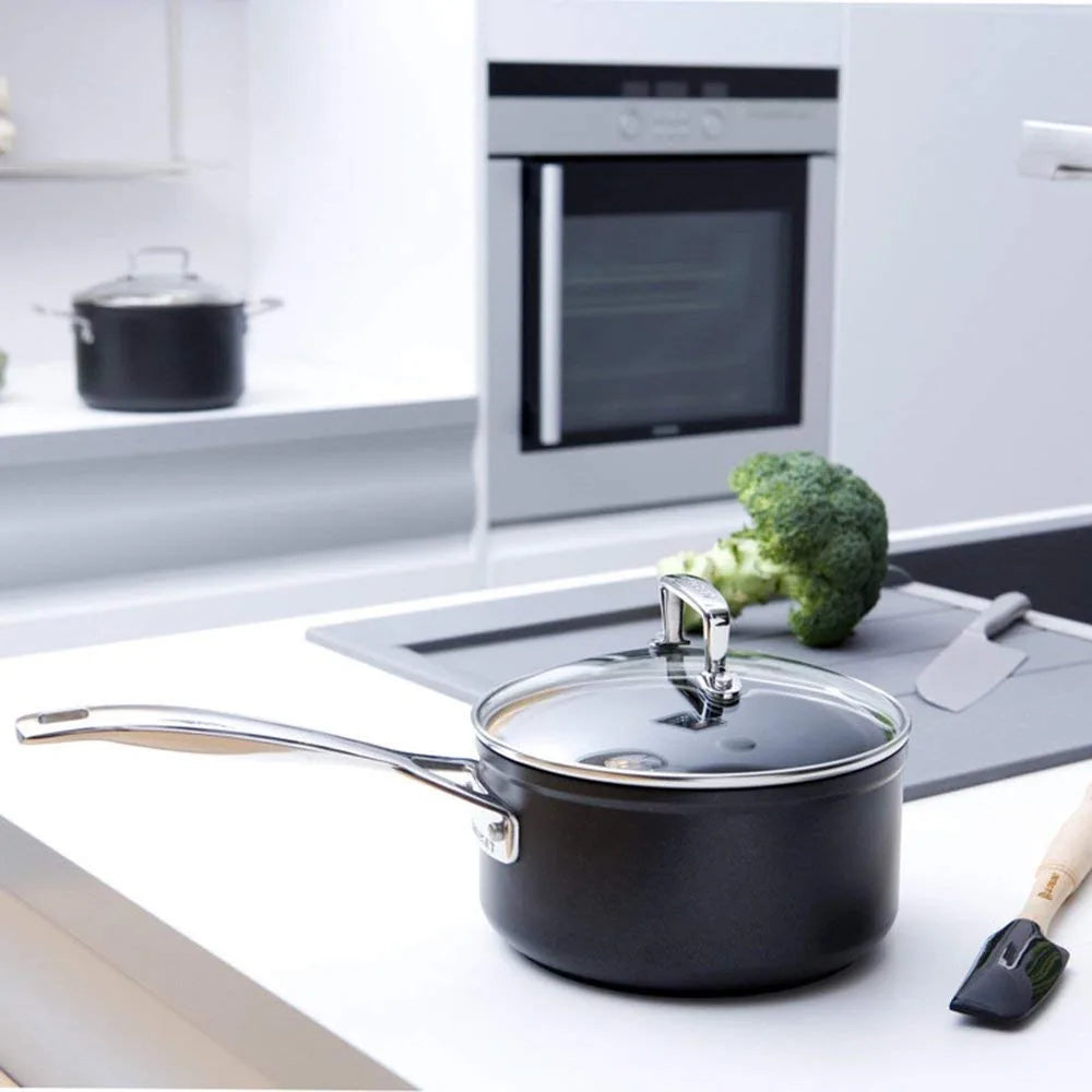 Le Creuset coperchio in vetro con bordo acciaio inox diametro 28 cm - Stilmobili