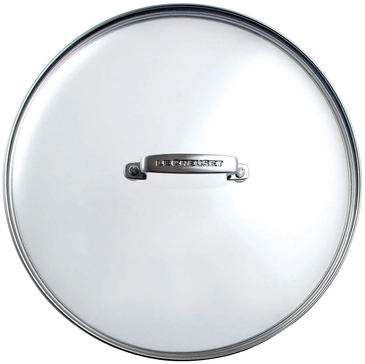 Le Creuset coperchio in vetro con bordo acciaio inox diametro 28 cm - Stilmobili