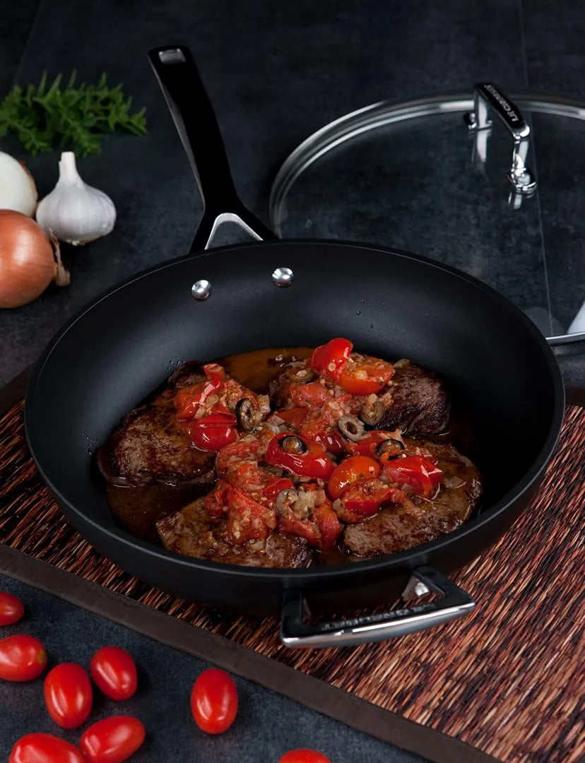 Le Creuset coperchio in vetro con bordo acciaio inox diametro 28 cm - Stilmobili