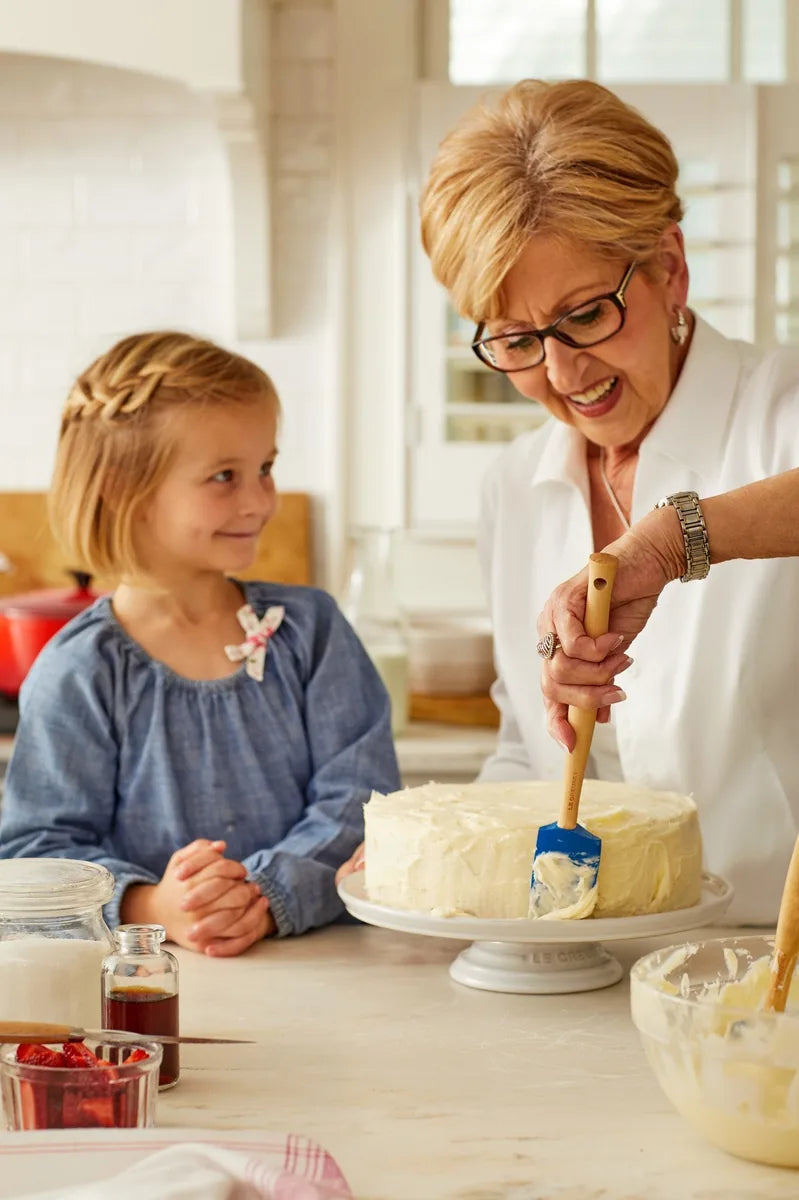 Le Creuset Spatola in silicone resistente al calore, testa speciale per pentole e padelle