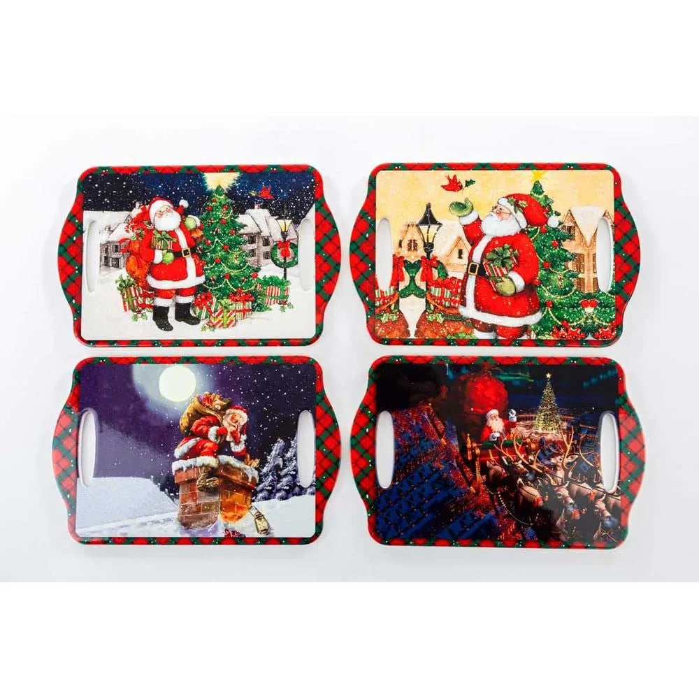 Le Stelle Vassoio Natalizio ceramica decorato natale per la tavola