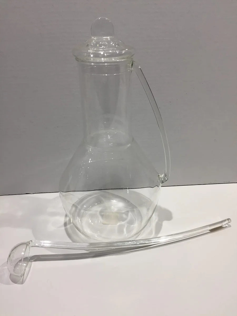 Legumiera in borosilicato Centellino h 27cm con mestolino - vetro trasparente